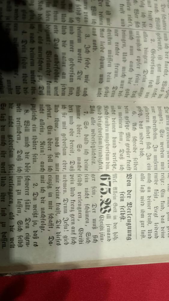 Antiquarian "Lüneburg" church singing book with a prayer book